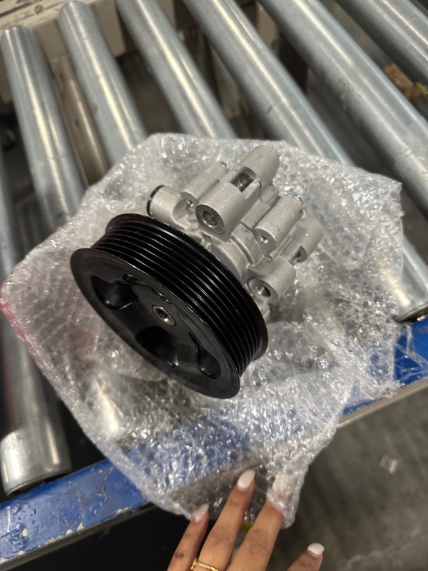 Photo 1 of A-Premium Power Steering Pump, with Pulley, Compatible with Mercedes-Benz -2006-2012- GL450, GL550, ML350, ML550, CL550, CLS550, E350, E550, R350, S550, Replace #54662201, 301331