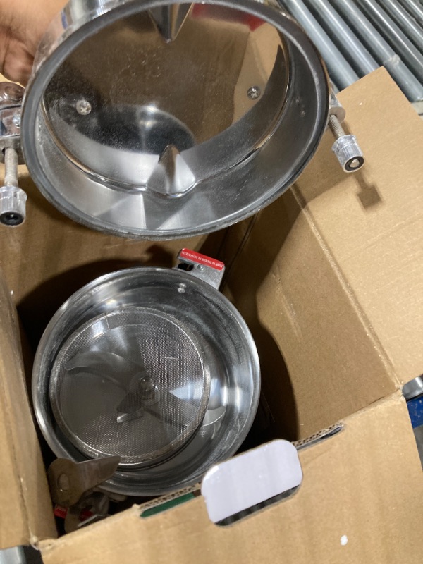 Photo 1 of Moongiantgo Grain Mill Grinder Electric 300g Commercial Spice Grinder 1500W Stainless Steel Pulverizer Dry Grinder Grinding Machine (300g Upright, 110V)
