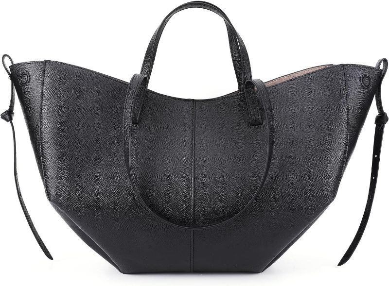 Photo 1 of Dumpling Bags for Women, Large Trendy Leather Shoulder Bag Top Handle Purses Hobo Tote Handbags