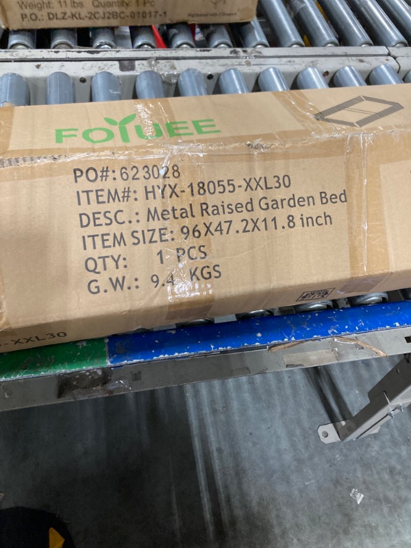 Photo 3 of ** missing installation tools and instructions +*
FOYUEE Galvanized Raised Garden Beds for Vegetables Large Metal Planter Box Steel Kit Flower Herb, 8x4x1ft
