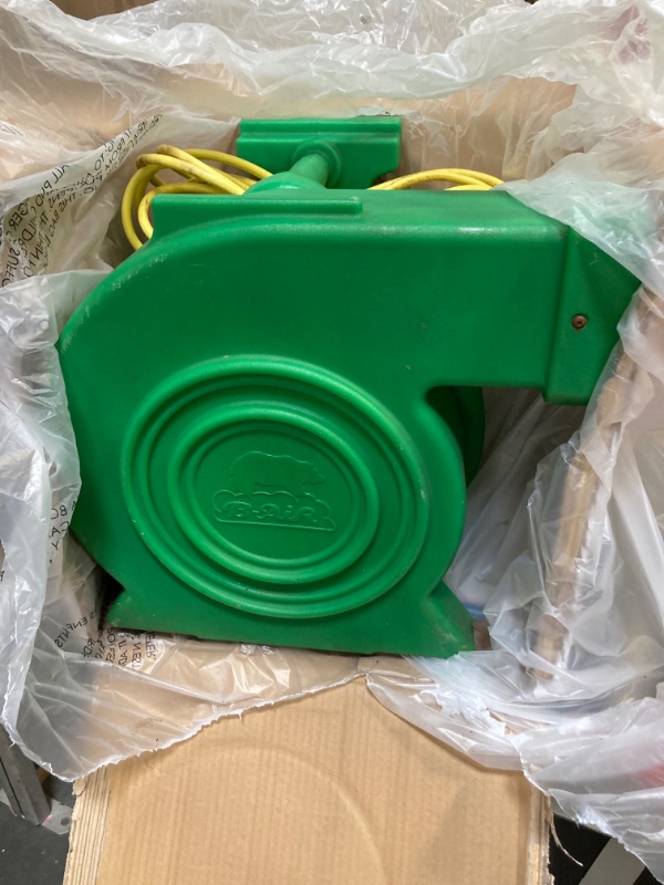 Photo 3 of B-AIR Kodiak 1.5 HP ETL Bounce House Blower, Green