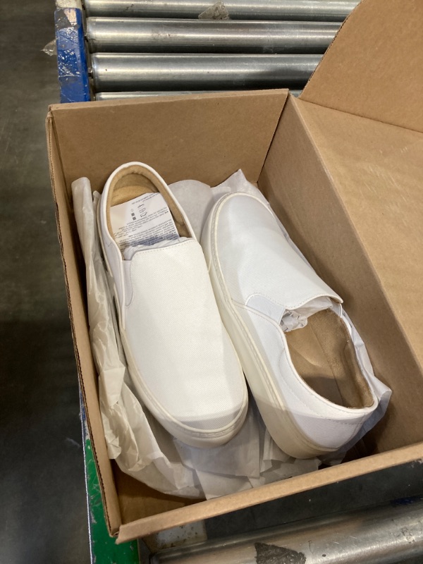Photo 1 of Amazon Essentials Women's Slip on Sneaker 8 White