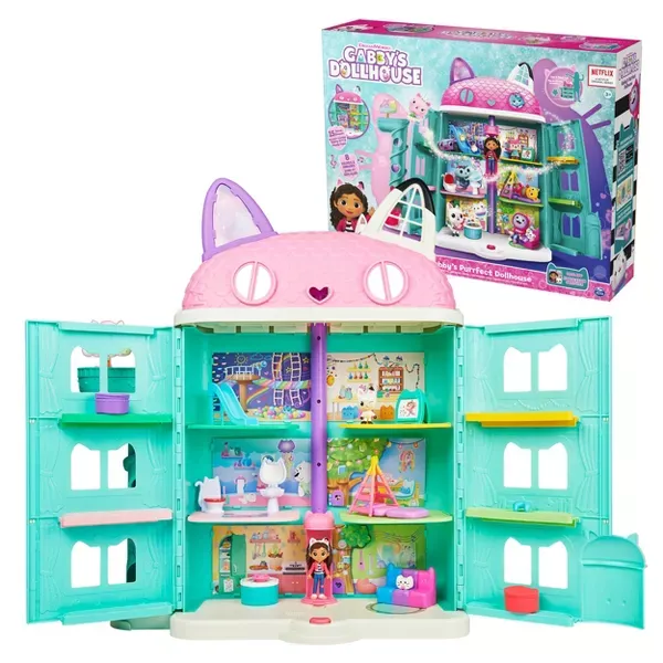 Photo 1 of Gabby's Dollhouse Purrfect Dollhouse Playset