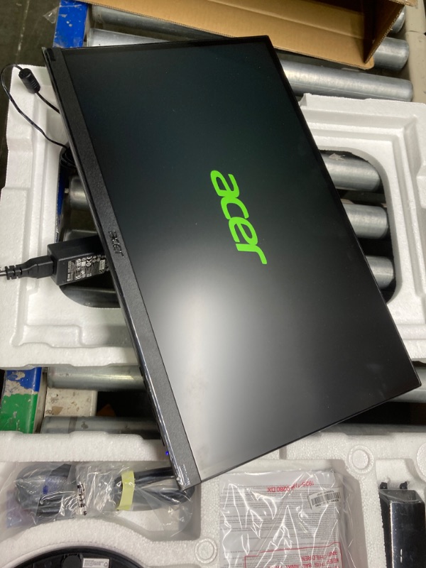 Photo 1 of Acer 21.5 Inch Full HD (1920 x 1080) IPS Ultra-Thin Zero Frame Computer Monitor (HDMI & VGA Port), SB220Q bi Monitor only 21.5-inch