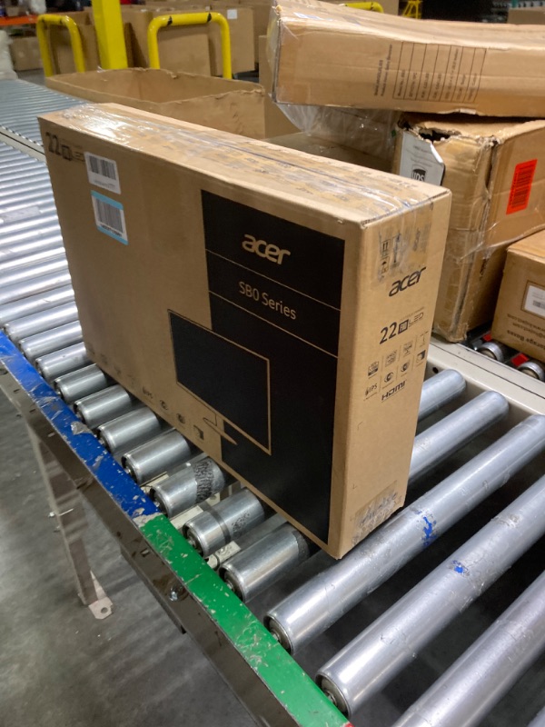 Photo 1 of Acer 21.5 Inch Full HD (1920 x 1080) IPS Ultra-Thin Zero Frame Computer Monitor (HDMI & VGA Port), SB220Q bi Monitor only 21.5-inch