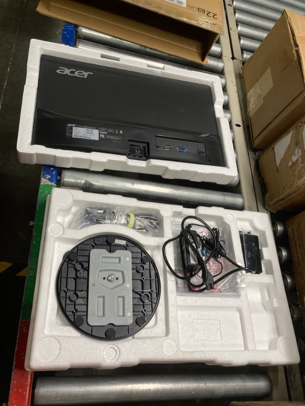 Photo 1 of Acer 21.5 Inch Full HD (1920 x 1080) IPS Ultra-Thin Zero Frame Computer Monitor (HDMI & VGA Port), SB220Q bi Monitor only 21.5-inch