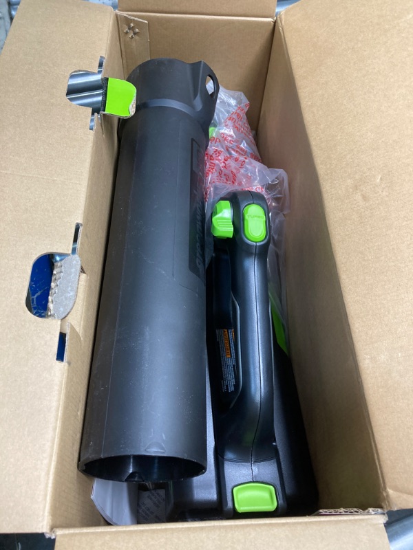 Photo 3 of **PARTS ONLY** Greenworks Pro 80V (170 MPH / 730 CFM) Brushless Cordless Axial Blower, Tool Only BL80L02 Brushless Blower (Tool Only)