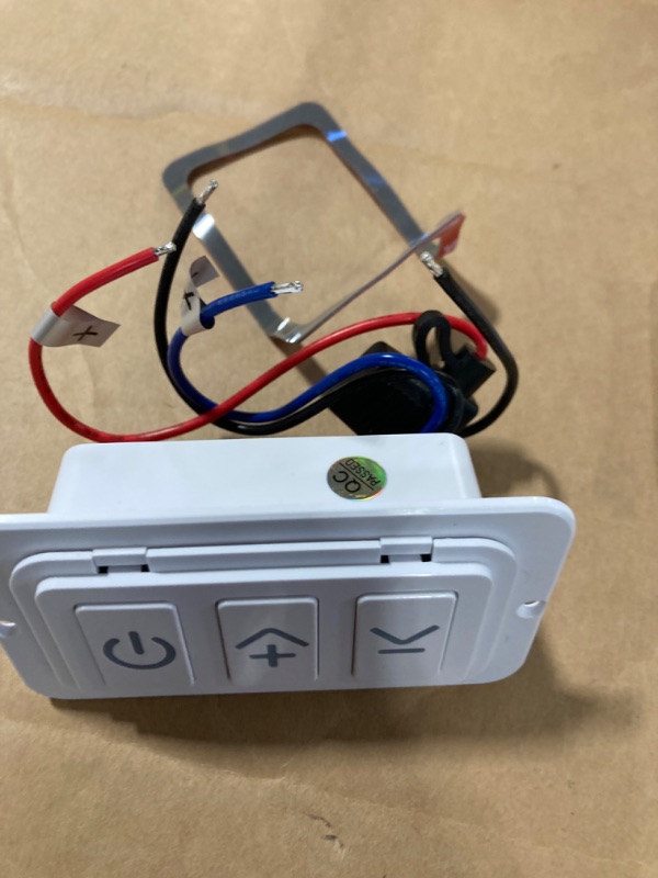 Photo 1 of RVZONE 12V Dimmer Switch | 12-24 Volt High Side PWM Dimmer RV Light Dimmer for RV Light LED Interior Lights LED Light Fixture, Halogen, Incandescent, Used for RV, Auto, Camper, Trailer Van Truck, Boat White