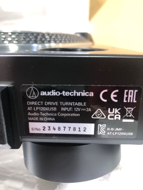 Photo 4 of Audio-Technica AT-LP120XUSB-BK Direct-Drive Turntable (Analog & USB), Fully Manual, Hi-Fi, 3 Speed, Convert Vinyl to Digital, Anti-Skate and Variable Pitch Control Black