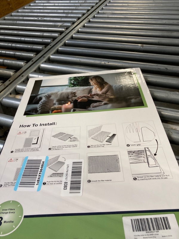 Photo 3 of Future Way 14x20x1 Air Filters, 8-Pack with Reusable Frame, MERV 11, MPR 1000 AC Furnace Filters, Space Saving & Cost-effective MERV 11 1Frame+8Filters 14x20x1