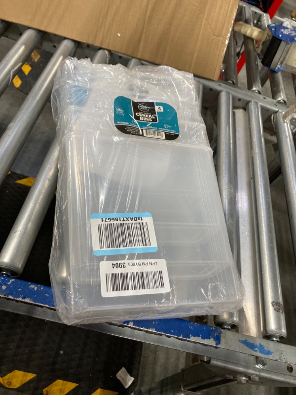 Photo 1 of PLASTIC HOUSE Large Cereal Containers Storage Set Dispenser Approx. 4L FITS FULL STANDARD SIZE CEREAL BOX, Airtight Cereal Container Set For Maximum Freshness, BPA-FREE Large Cereal Storage Container