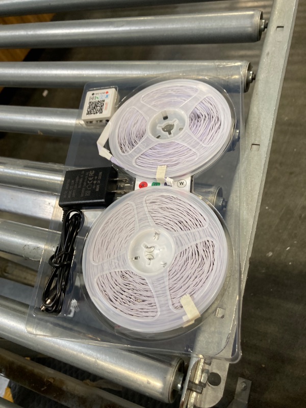 Photo 1 of 130Ft Led Strip Lights (2 Rolls of 65ft), Music Strip Lights RGB Color Changing,APP Control Strip Lights for Bedroom, Living Room, Kitchen, Party Decorationcontrol Strip Lights (Multi-Colored, 130FT) Multicolor 130.0 Feet