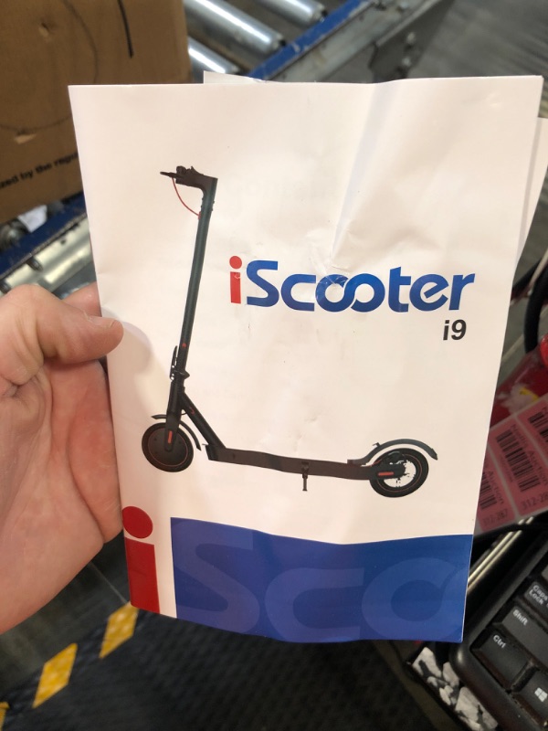 Photo 2 of iScooter Electric Scooter, 25/22/18 Miles Range, 25/18.6/15.6 MPH Top Speed, 800W/500W/350W Foldable Commuting Electric Scooter with Double Braking Systems and APP for Adults and Teens
