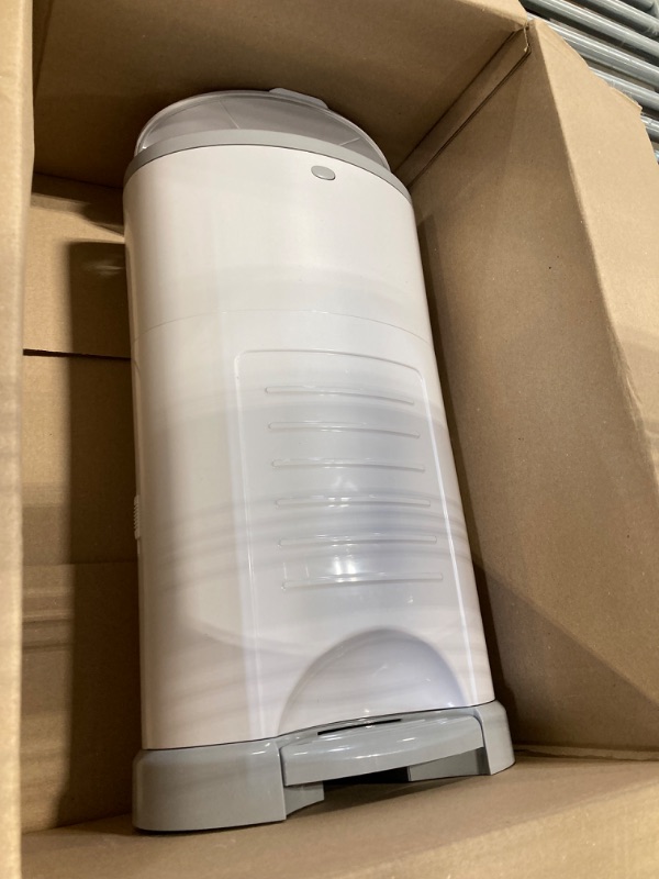 Photo 1 of Dekor Classic Hands-Free Diaper Pail | White | Easiest to Use | Just Step – Drop – Done | Doesn’t Absorb Odors | 20 Second Bag Change | Most Economical Refill System