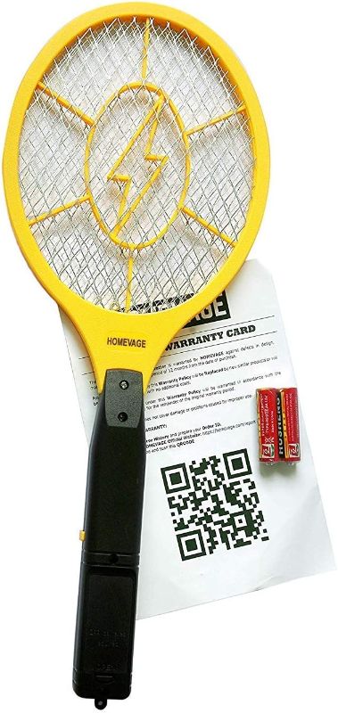 Photo 1 of DEVOGUE® Electric Fly Swatter Bug Zapper Battery Operated Flies Killer Indoor & Outdoor Pest Control Mosquito and Insect Catcher Racket