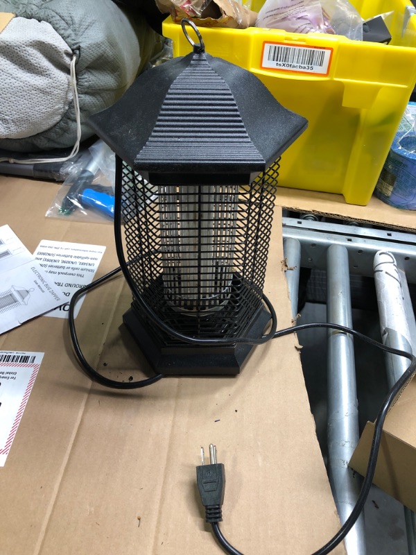 Photo 2 of **GOOD USED**Amufer Bug Zapper Mosquito Zapper for Outdoor & Indoor,Upgraded 3 Mosquito Killing Technologies, 2 Safety Protection Technologies, Mosquito Killing Efficiency of 99.99%,Perfect for Home, Yard, Patio Black