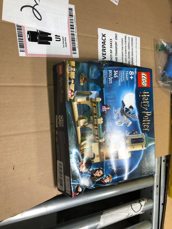 Photo 1 of **SEALED/SLIGHT DAMAGE TO BOX**LEGO Harry Potter Hogwarts Courtyard: Sirius’s Rescue 76401 Building Toy Set from Prisoner of Azkaban Movie Featuring Hermione Granger and Sirius Black for Kids, Girls, and Boys Ages 8+ (345 Pieces)