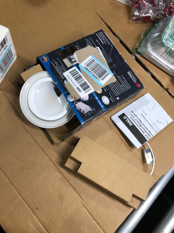 Photo 1 of TDLOL 1 Pack Recessed Lighting 6 Inch with Junction Box, 12W 120W Eqv Recessed Lighting, LED Ceiling Light, Dimmable Can Lights, 5000K Daylight White 1050LM High Brightness Recessed Lights - ETL 6 Inch 5000K