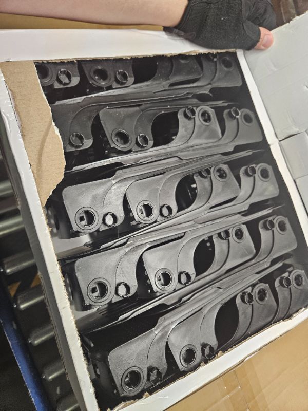 Photo 1 of Shoe Slots Organizer 20 Pack - Shoe Stackers for a Pair Of Shoes, Shoe Storage Shoe Space Savers 50%, 4 Levels Adjustable Shoe Rack, Shoe Riser for Closet, Shoe Slot Organizer for Closet, Black
