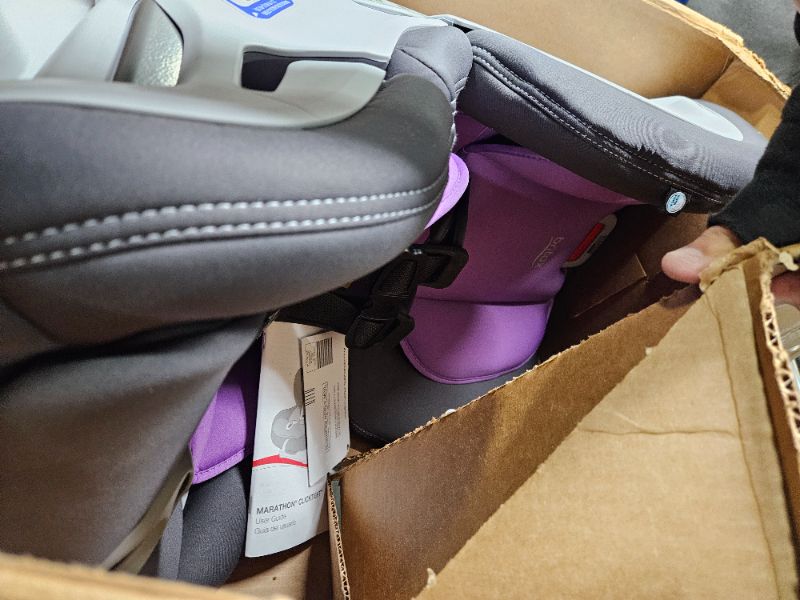 Photo 2 of Britax Marathon Clicktight Convertible Car Seat, Mod Purple SafeWash