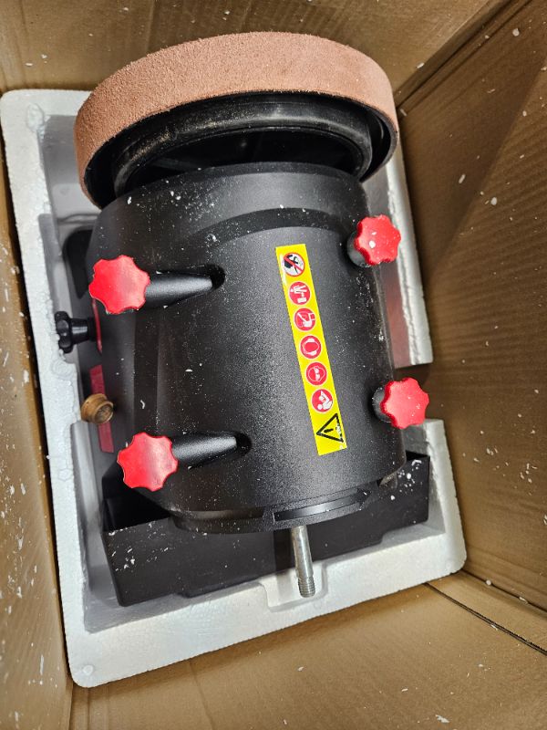 Photo 1 of Eastvolt 10 Inch Variable-Speed Wet Sharpener, 90-150RPM Variable Speed Wet Grinding Machine for Household Knives and Woodworking Tools