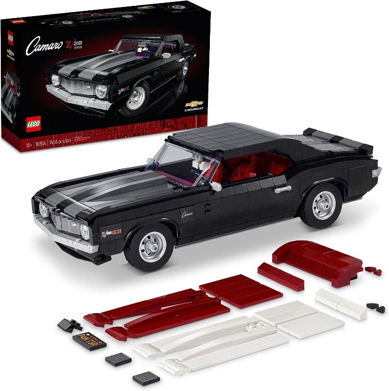 Photo 1 of **LIKE NEW**LEGO Icons Chevrolet Camaro Z28 10304, Customizable Classic Car Replica Model Building Kit, 1969 Vintage American Muscle Car, Great Gift Idea for Teens and Adults Standard Packaging