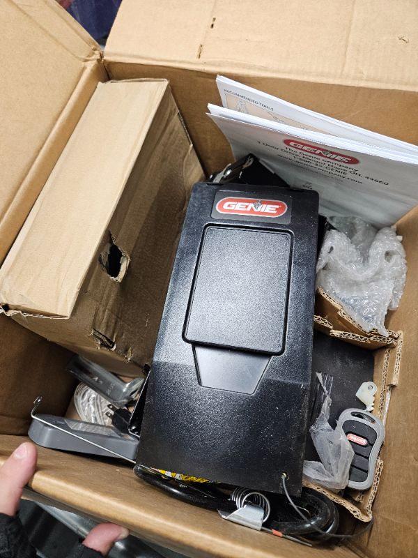 Photo 2 of **GOOD USED**Genie B6172H Wall Mount Smart Garage Door Opener, Black & GUK-R Wireless Universal Garage Door Opener Keypad, Compatible with LiftMaster, Chamberlain, Genie, Craftsman and More