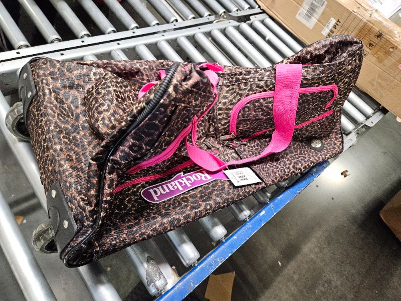 Photo 1 of **LIKE NEW**Rockland Rolling Duffel Bag, Pink Leopard, 30-Inch 30-Inch Pink Leopard