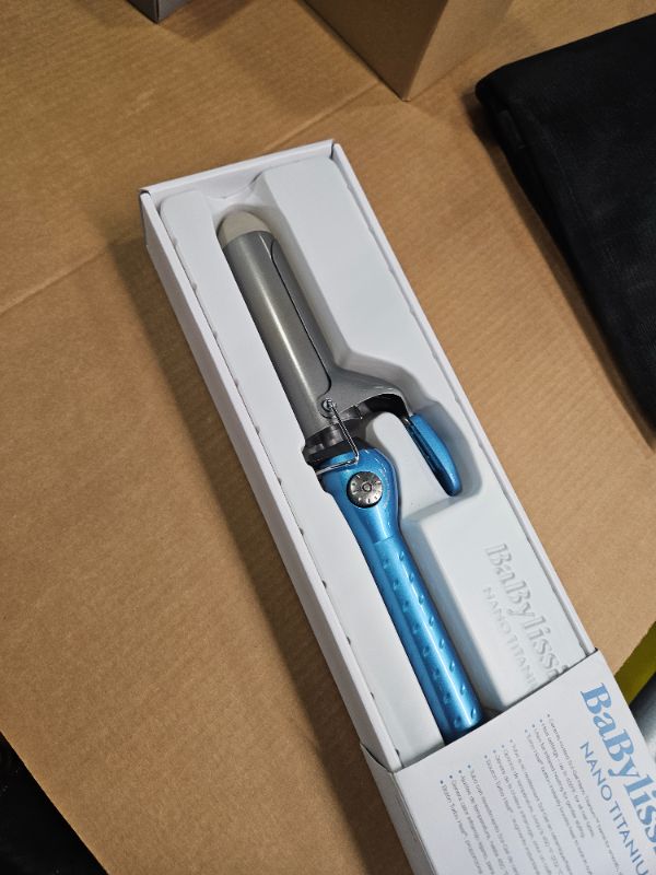 Photo 1 of **LIKE NEW**BaBylissPRO Nano Titanium Spring Curling Iron 1 ½ Inch