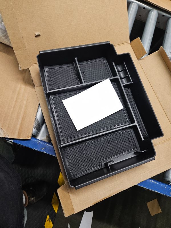 Photo 1 of EVTIME Console Console Organizer Storage Tray Accessories fits for 2024 2023 2022 2021 GMC Yukon Chevy Tahoe Suburban ?Only Fit for Power Sliding Console?