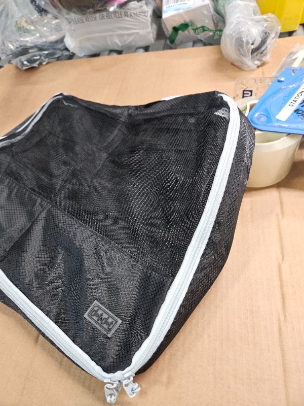 Photo 1 of **LIKE NEW**Large Packing Cubes for Suitcases - 4 Pcs set of Packing Cubes for Travel - Packing Cubes for Carry on Suitcase Organizer Bags - Travel Cubes Travel Organizer Bags for Luggage 4pc Black - Large