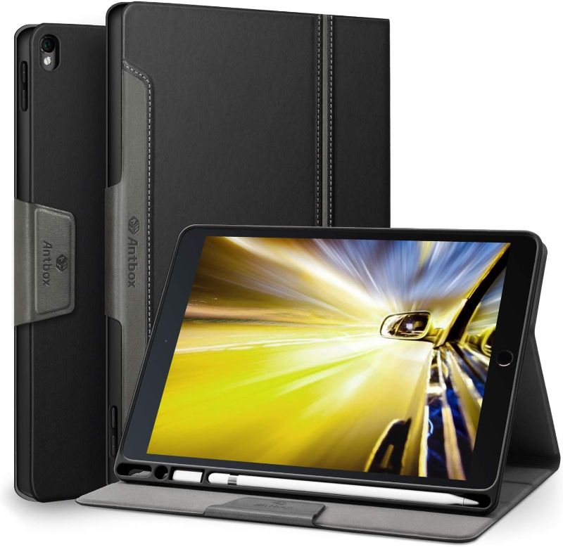 Photo 1 of Antbox iPad Pro 10.5 / iPad Air 3 2019 Case with Built-in Apple Pencil Holder Auto Sleep/Wake Function PU Leather Smart Cover for iPad Air 3 10.5 Inch 2019/iPad Pro 10.5 2017
