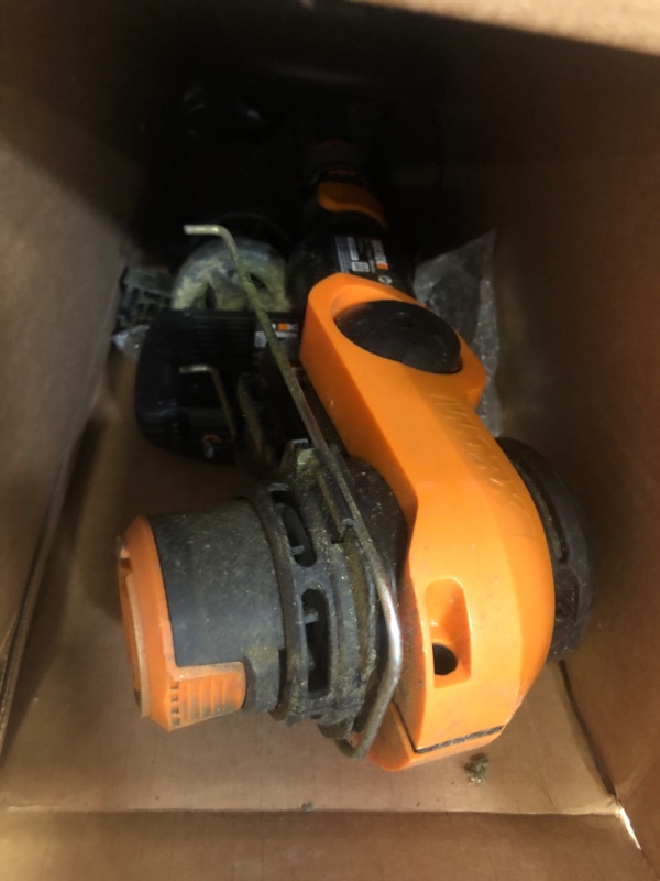 Photo 5 of ***MISSING PIECES//SOLD AS PARTS***
WORX 40V 13" Cordless String Trimmer & Turbine Leaf Blower Power Share Combo Kit - WG927 (Batteries & Charger Included)**USED***FOR PARTS ONLY***AS IS NO RETURNS**ALL SALES ARE FINAL**** 