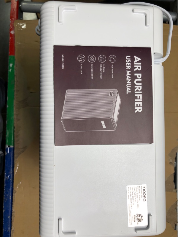 Photo 1 of **NEW** Air Purifiers for Home Large Room up to 1500ft², H13 HEPA Air Filter for Pets Hair Dander Smoke Pollen Dust, Ozone Free, Portable Air Purifiers for Bedroom Office Living Room, E-300L, White