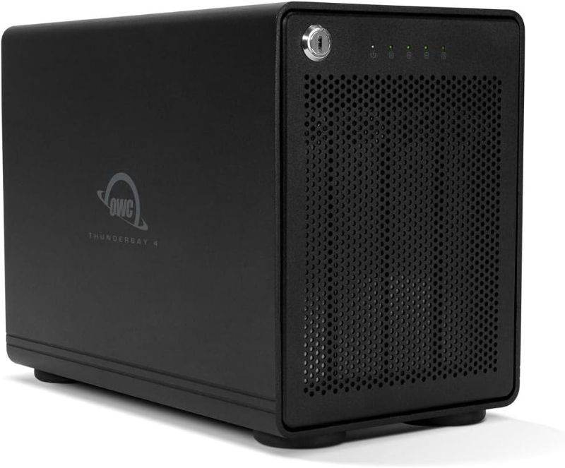 Photo 1 of OWC ThunderBay 4 RAID 5 with Dual Thunderbolt 3 Ports (0GB RAID), Includes SoftRAID XT