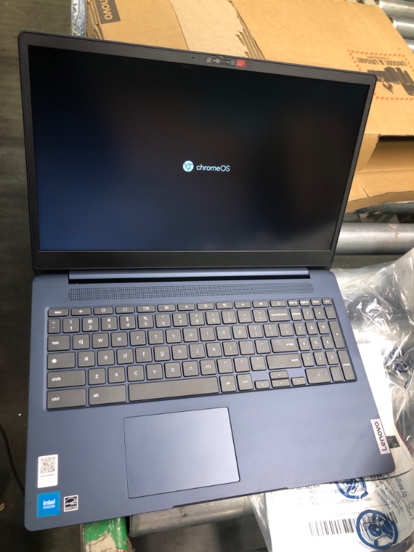 Photo 1 of Lenovo 3i Chromebook Laptop - 15.6 Inch Full HD Lenovo Laptop - 8GB Memory - 64GB Storage - Intel Celeron N4500 – 2023 model 8GB - 64GB