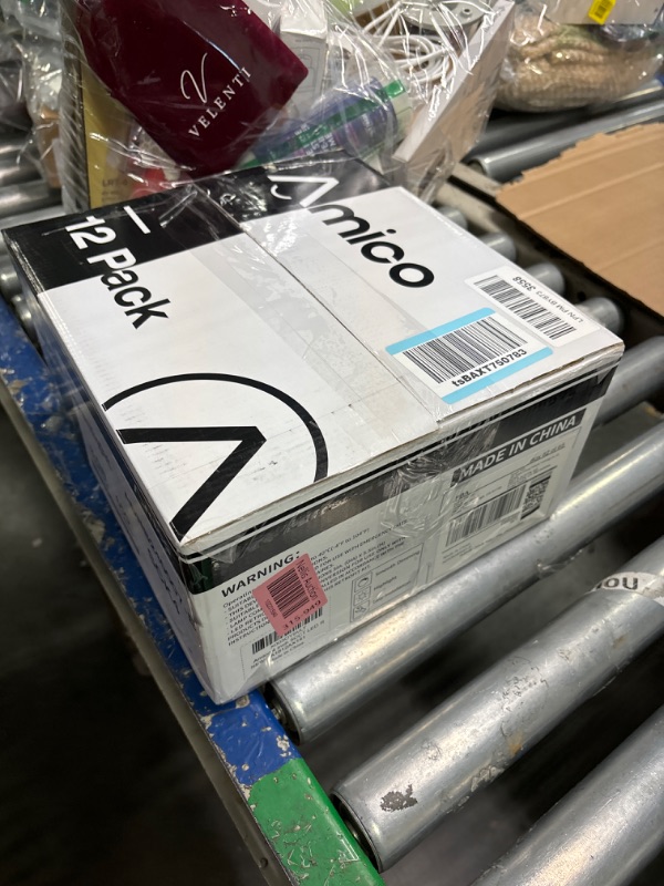 View 4 of Amico 12 Pack 4 inch LED Can Lights, Retrofit Recessed Lighting, Baffle Trim, Dimmable, 9W=60W, 650LM, 5CCT- 2700/3000/4000/5000/6000K Selectable- IC & Damp Rated, ETL & FCC Certified 2700K/3000K/4000K/5000K/6000K-5CCT 4 Inch