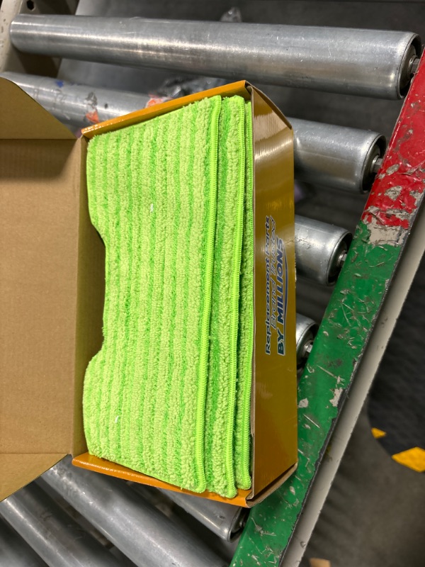 Photo 1 of KEEPOW Reusable Vacmop Replacement Pads Compatible with Shark Vac Mop VM252 VM200 VC205 VM250 /QM250 VM190 VM200P12, Washable Vacuum Mop Pad Refills, Upgraded Design of Dirt Chamber (1+3+6 Pads)
