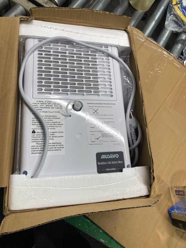 Photo 3 of 2000 Sq. Ft Dehumidifier for Home - 22 Pints Aiusevo Basements Dehumidifiers with Drain Hose for Large Room, Bathroom, Closet, Intelligent Humidity Control, Auto Shut Off Protection, 3 Modes Deshumidificador