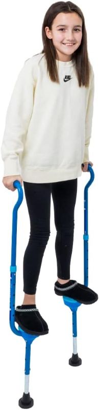 Photo 1 of Flybar Maverick Walking Stilts for Kids - 5 Adjustable Height’s, Sturdy, Easy Assembly, Wide Non-Slip Rubber Bottom Tip, Foam Grips, Outdoor Toys for Kids 5+, 190 lbs
