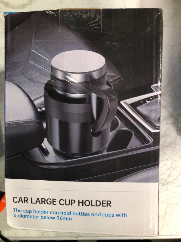 Photo 3 of Car Cup Holder Expander with Adjustable Base, Compatible with Yeti 30/26/20oz, Hydro Flask 32/40oz, Large Water Bottles and Mugs in 3.4"-3.8", Expandable Cup Holder Adapter for Most Car