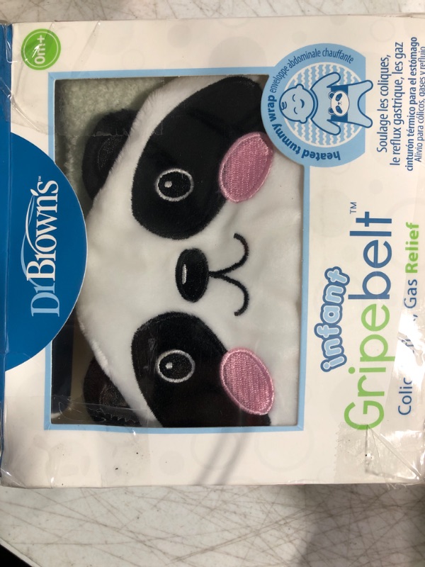 Photo 1 of Dr. Brown’s Infant Gripebelt for Colic Relief, Heated Tummy Wrap, Baby Swaddling Belt for Gas Relief, Natural Relief for Upset Stomach in Babies and Toddlers, Panda, 0-3m 0-3m, Infant, Panda