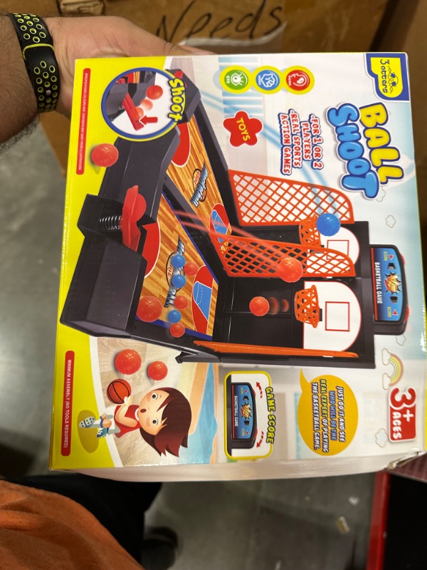 Photo 1 of 3 otters Basketball Shooting Game, 29PCS Tabletop Game Set Desktop Toys Arcade Basketball Game for Kids Adults Game Sports Favors Stress Relief