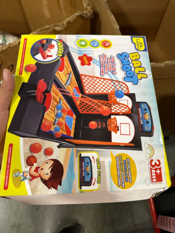 Photo 1 of 3 otters Basketball Shooting Game, 29PCS Tabletop Game Set Desktop Toys Arcade Basketball Game for Kids Adults Game Sports Favors Stress Relief