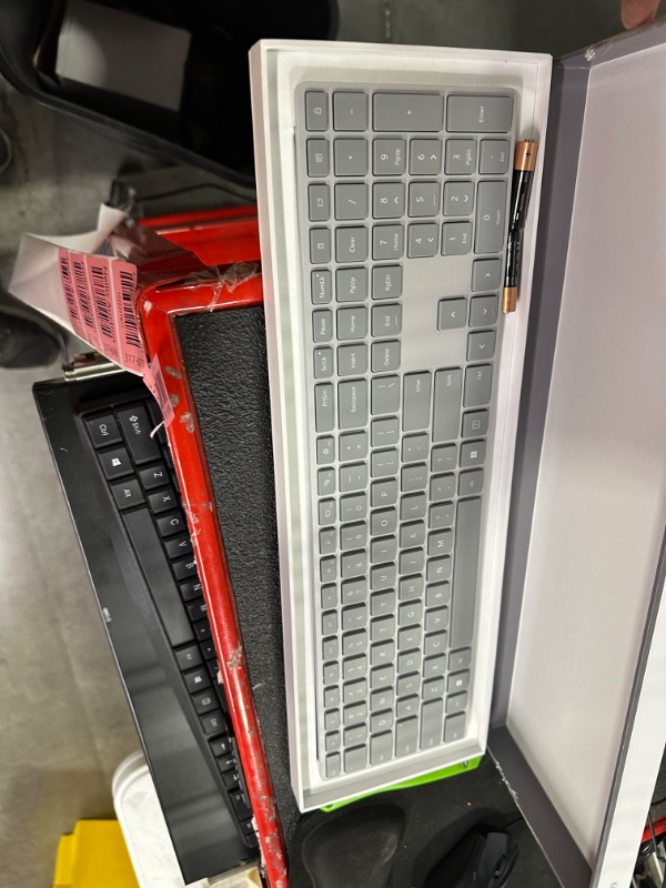 Photo 1 of Microsoft Surface Keyboard, WS2-00025, Silver