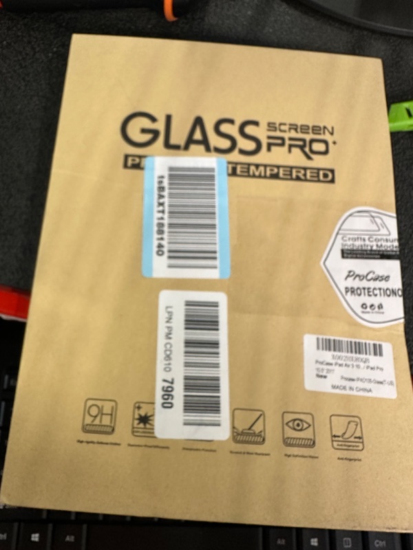 Photo 4 of ProCase iPad Air 3 10.5 Inch 2019 / iPad Pro 10.5 2017 Screen Protector, Tempered Glass Screen Film Guard Screen Protector for iPad Air 3rd Gen 10.5" 2019 / iPad Pro 10.5" 2017