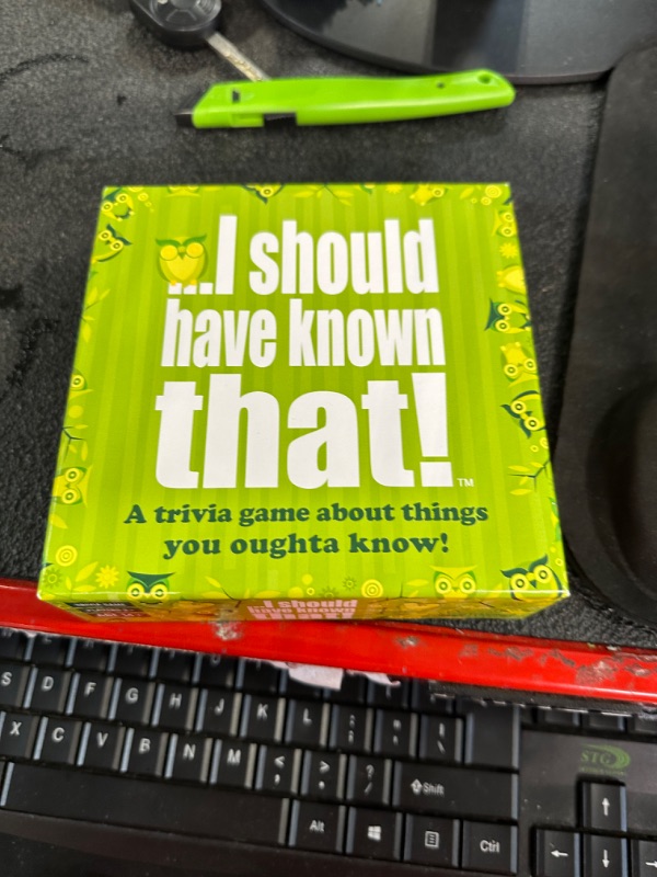 Photo 2 of Hygge Games ...I should have known that! Trivia Game Green Single