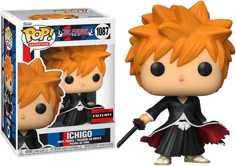 Photo 1 of Funko Pop Bundle Bleach Ichigo Bankai Tensa Zangetsu Vinyl Figure Common + Chase (AAA Anime Exclusive) AAA Anime Bundle