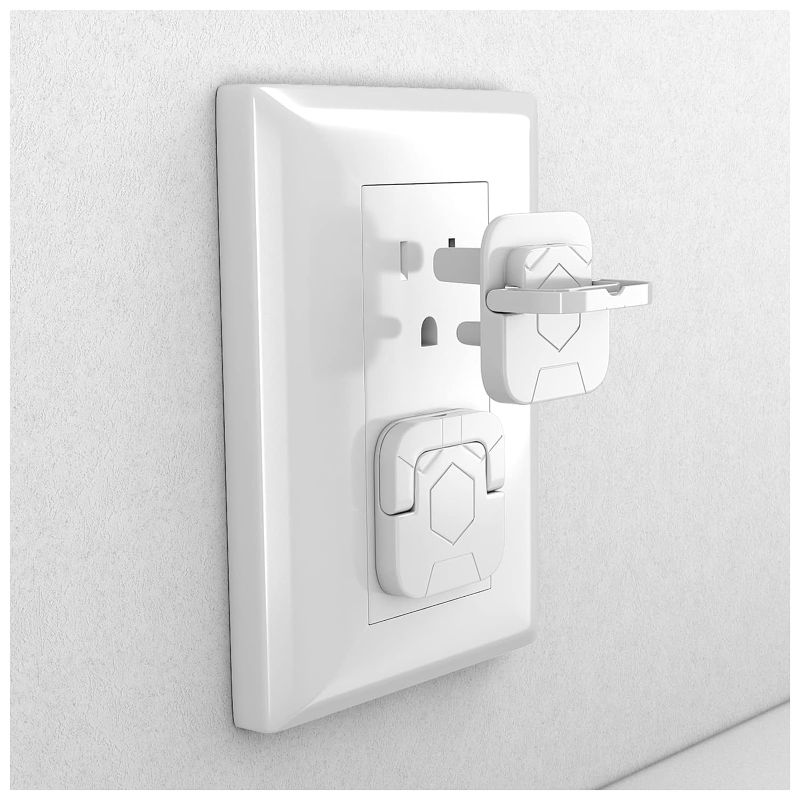 Photo 1 of 4our Kiddies Baby-Proof Outlet Covers (60 Pack) - Child Safety Electric Plug Protectors to Prevent Power Shock