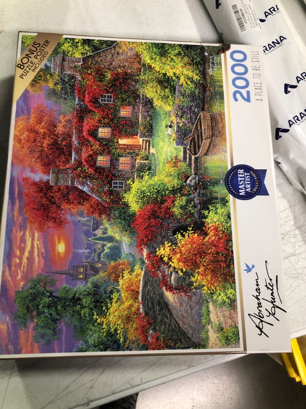 Photo 2 of Cra-Z-Art - RoseArt - Abraham Hunter - A Place to be Still - 2000 Piece Jigsaw Puzzle